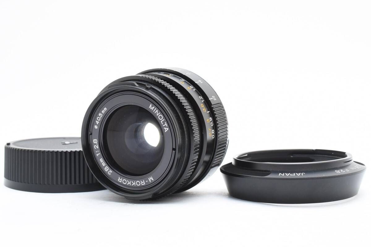 ミノルタ　CLE 28/2.8付き Vintage Minolta CLE M-Rokkor 28mm F/2.8 wide-angle lens