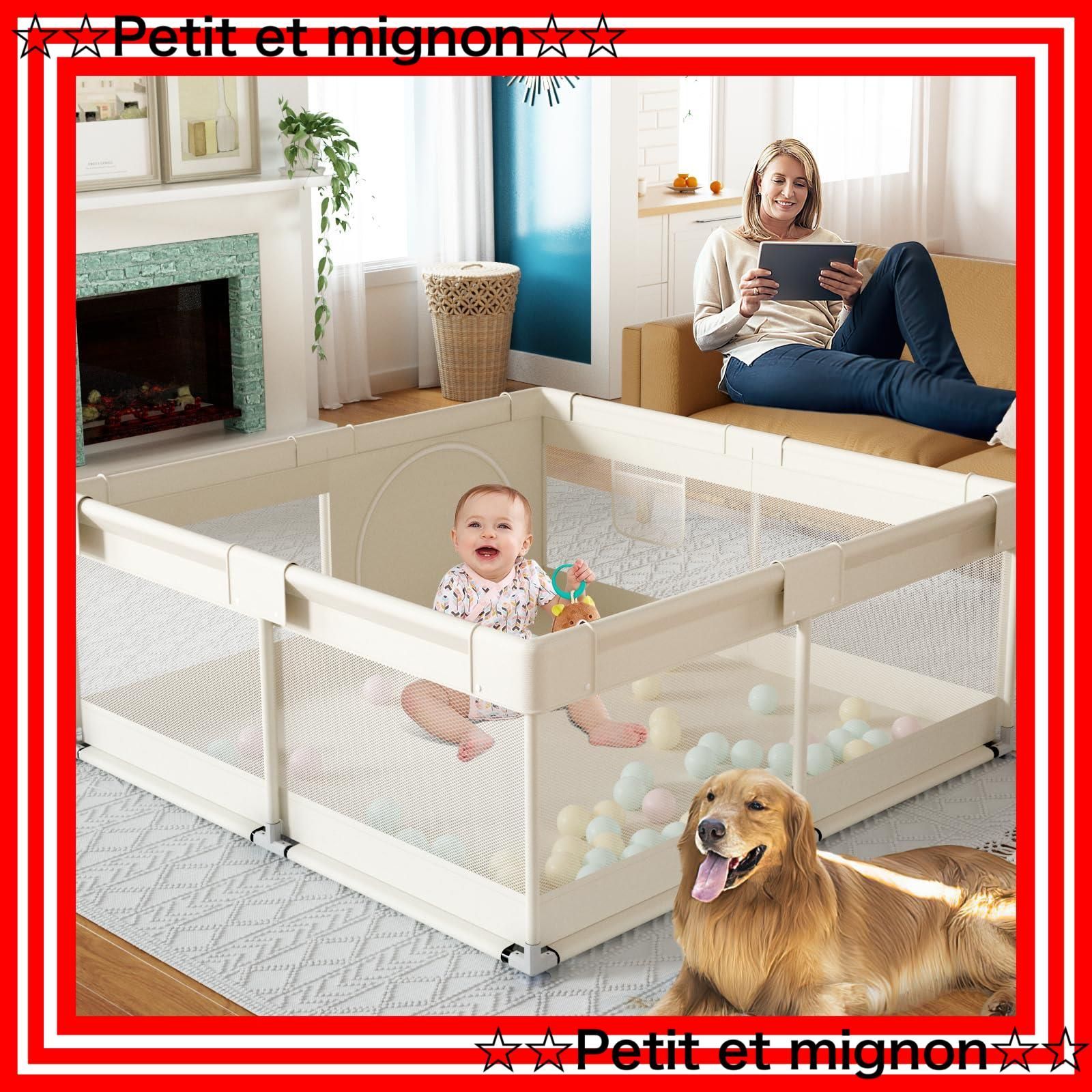  ベビーフェンス 赤ちゃん 120 x 65 cm ベビー 小さめ プレイヤード サークル 扉付き Fodossベビーサークル 日本育児 子供遊び用 プレイヤード ベビー用セーフティグッズ