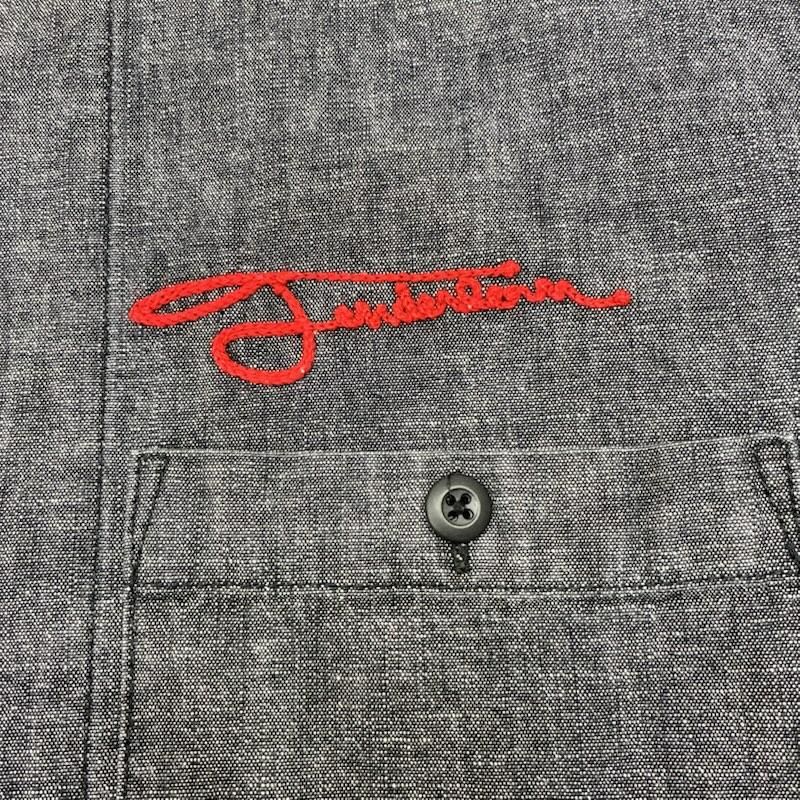 TENDERLOIN テンダーロイン ブラックシャンブレー ワークシャツ M TENDERLOIN テンダーロイン シャツ、ブラウス 半袖 半袖ワーク