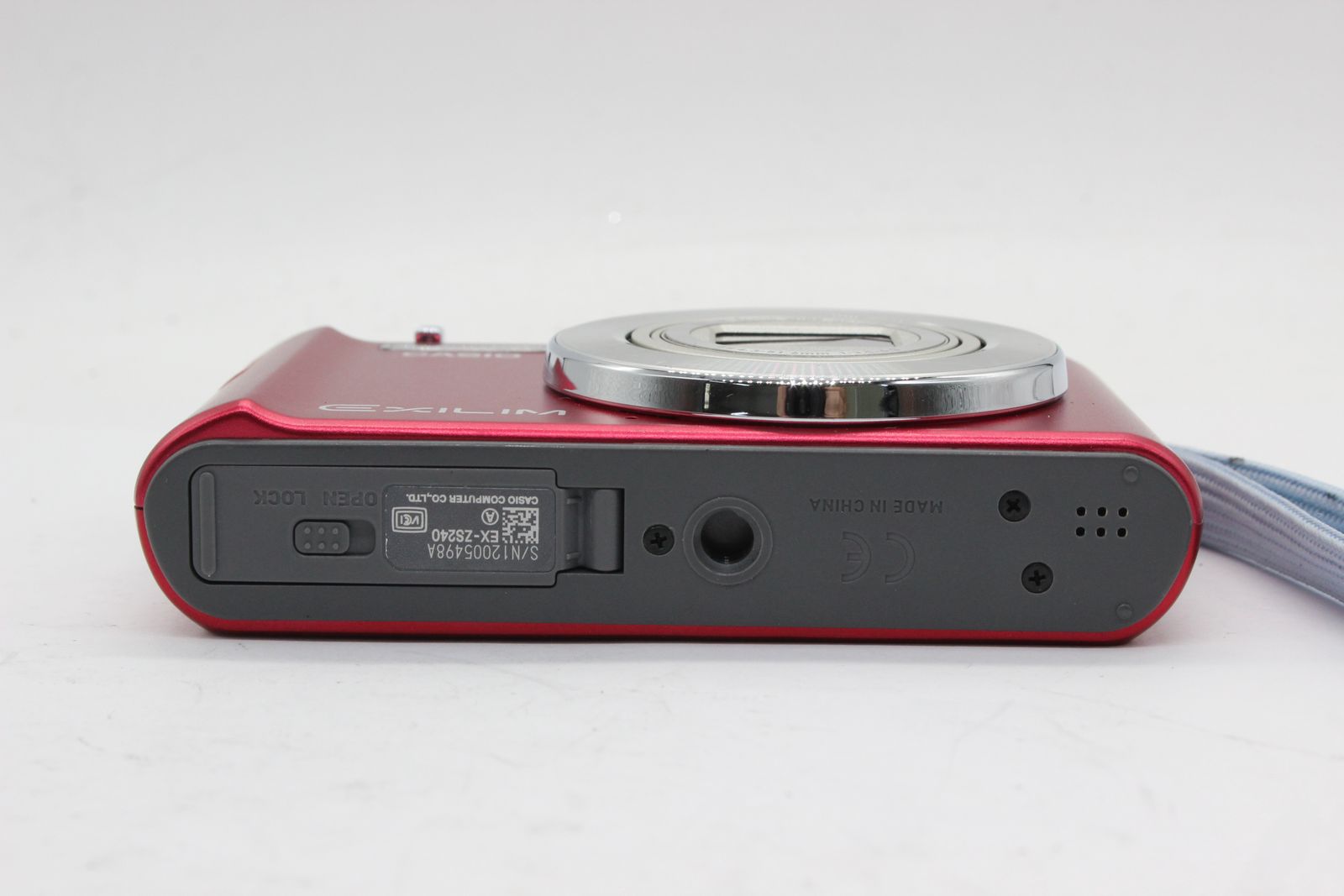 美品 返品保証】 カシオ Casio Exilim EX-ZS240 レッド 24mm Wide 12x
