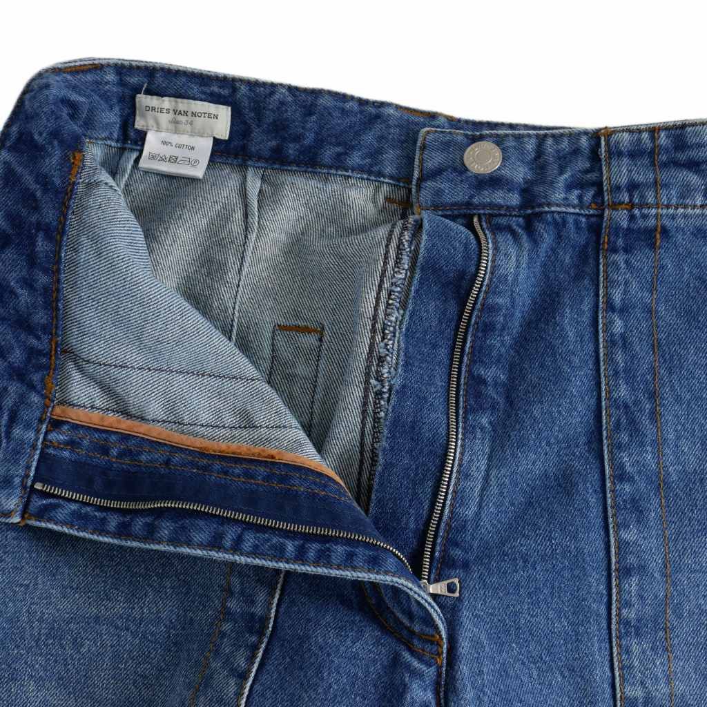 DRIES VAN NOTEN デニム ワイドパンツ 34 DRIES VAN NOTEN デニム ワイドパンツ 34