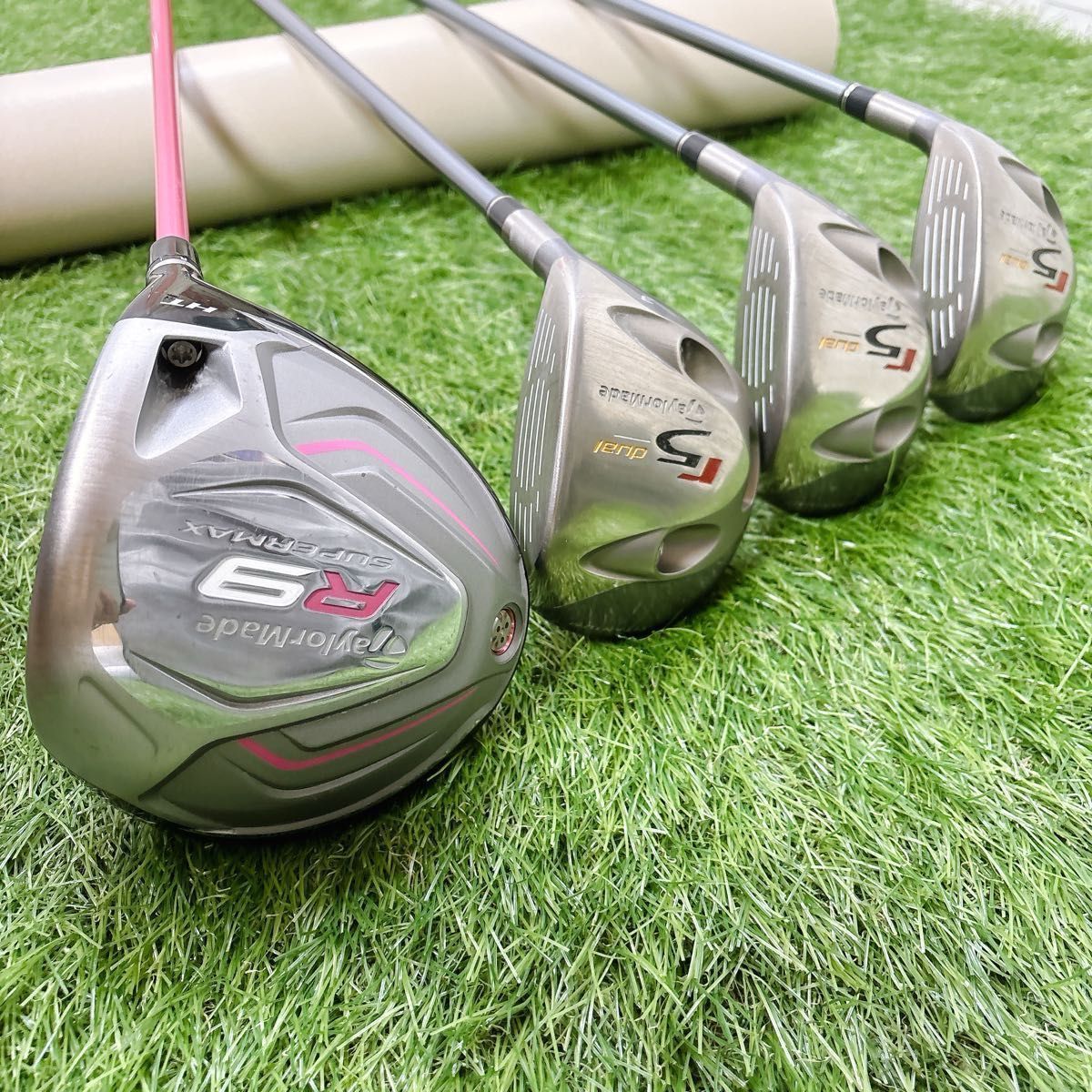 テーラーメイド R9 R5 レディースゴルフ 12本 キャディバッグ付き L 右 テーラーメイド R9 R5 レディースゴルフ 12本 キャディバッグ付き