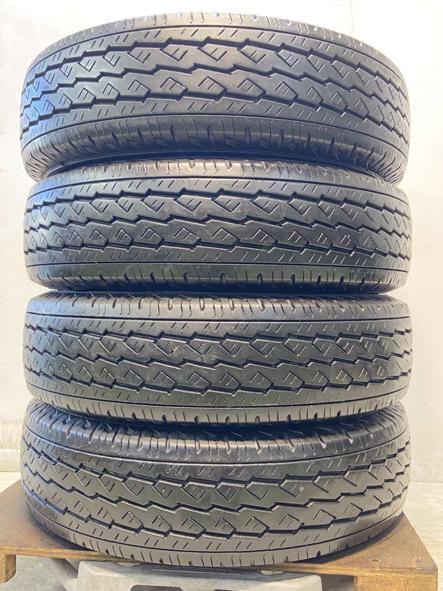 185/80R14 102/100LT nブリヂストン V600 n中古タイヤ サマータイヤ 4本セットn s14240920038