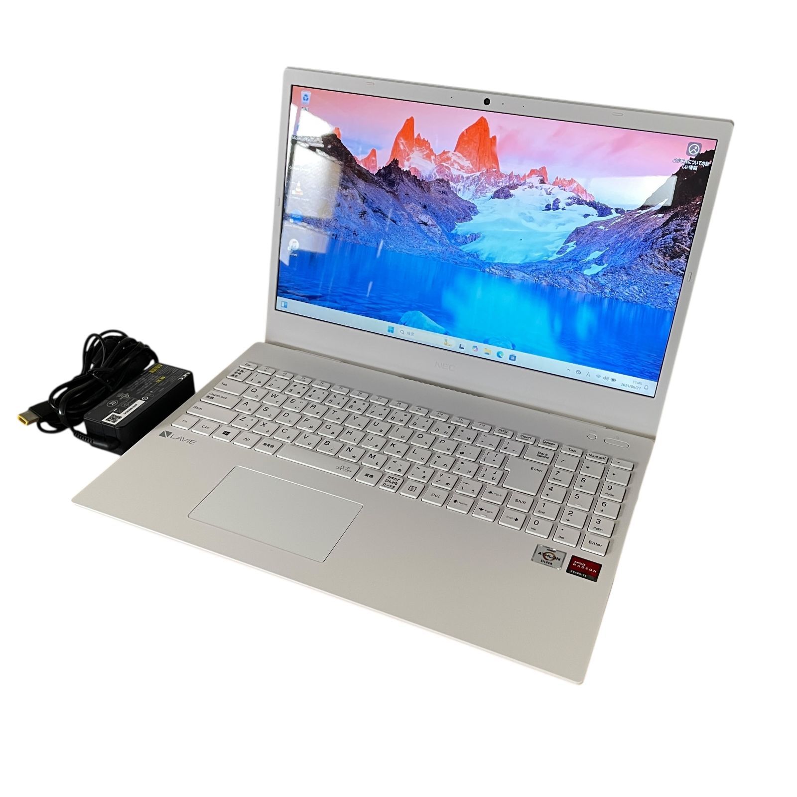 NEC AMD Athlon ノートパソコン SSD 256GB NEC AMD Athlon Silver