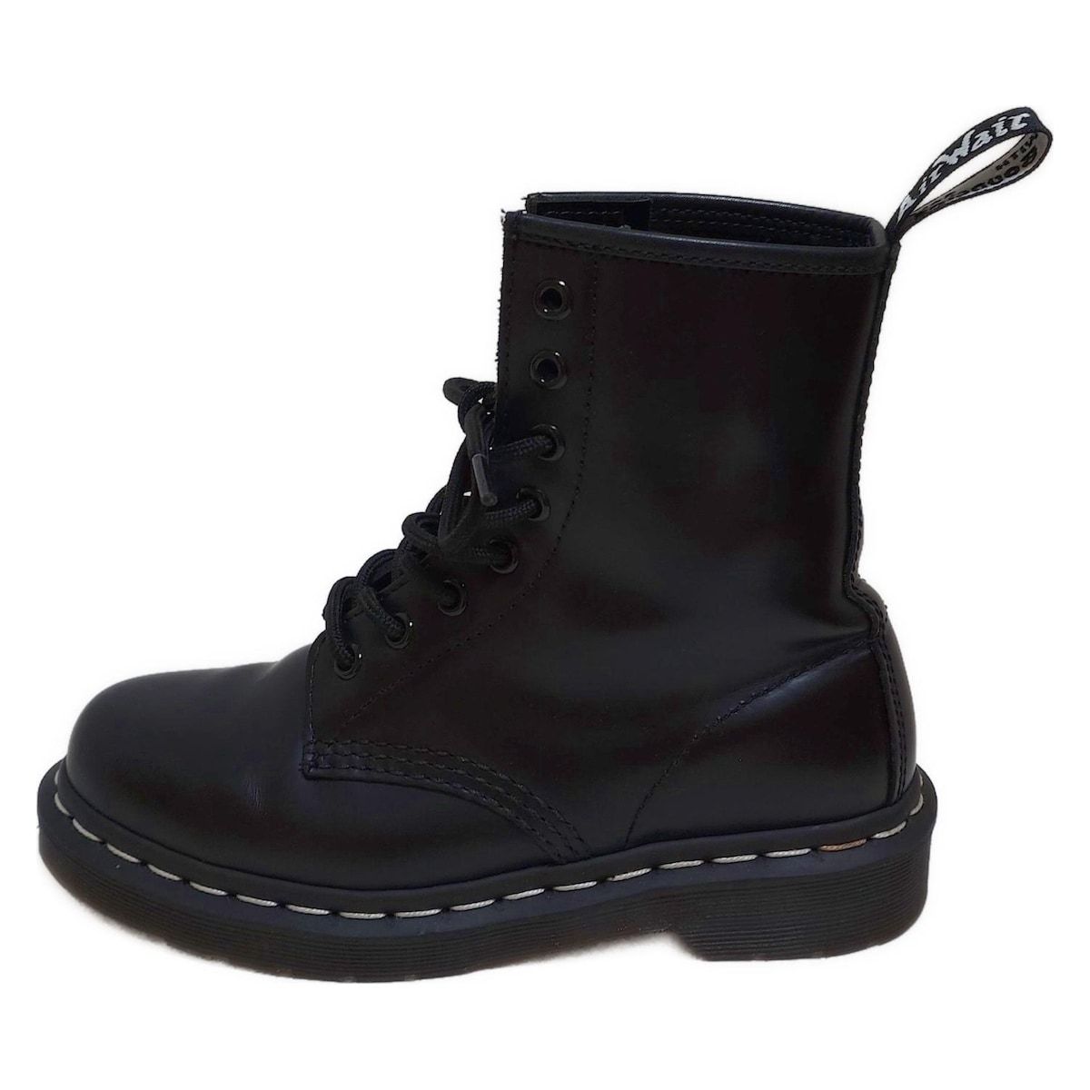 Dr. Martens 黒 レザー 厚底 ショートブーツ Dr.Martens ドクターマーチン 厚底 サイドゴアブーツ AUDRICK