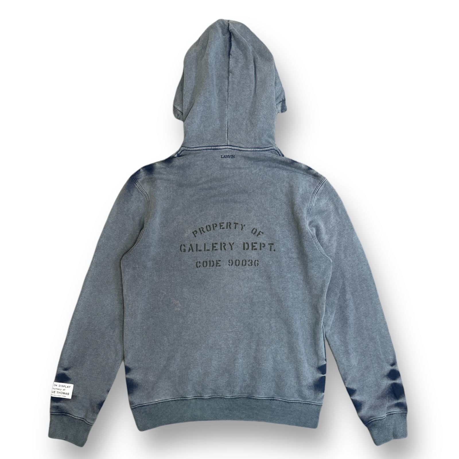 LANVIN × gallery deptペイント加工パーカーXL