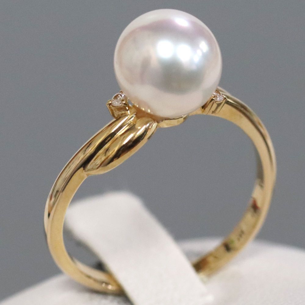 Tasakiのk18リング TASAKI 【美品】TASAKI 田崎真珠 タサキ ダイヤリング 指輪