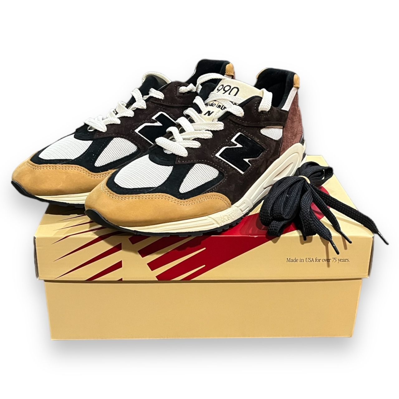 新品 NEW BALANCE Made in USA 990 v2 BB2 M990BB2 スニーカー 29cm 