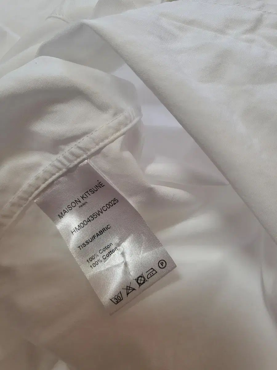 メゾンキツネ ポプリン 白 シャツ 40サイズ 出品