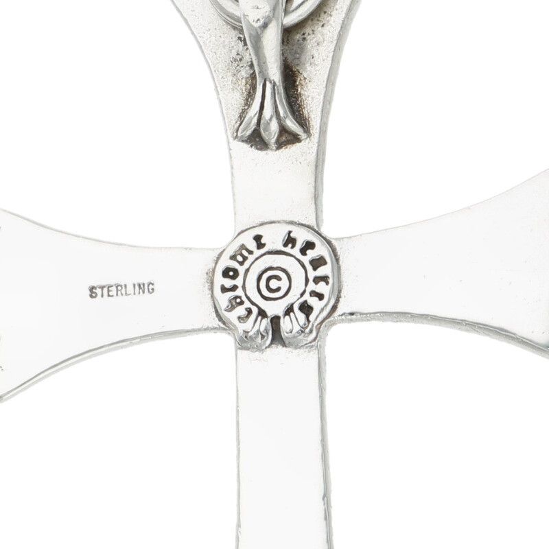 クロムハーツ CH CRS LG&No5 DGGR/ラージクロス#5ダガーキーリング  