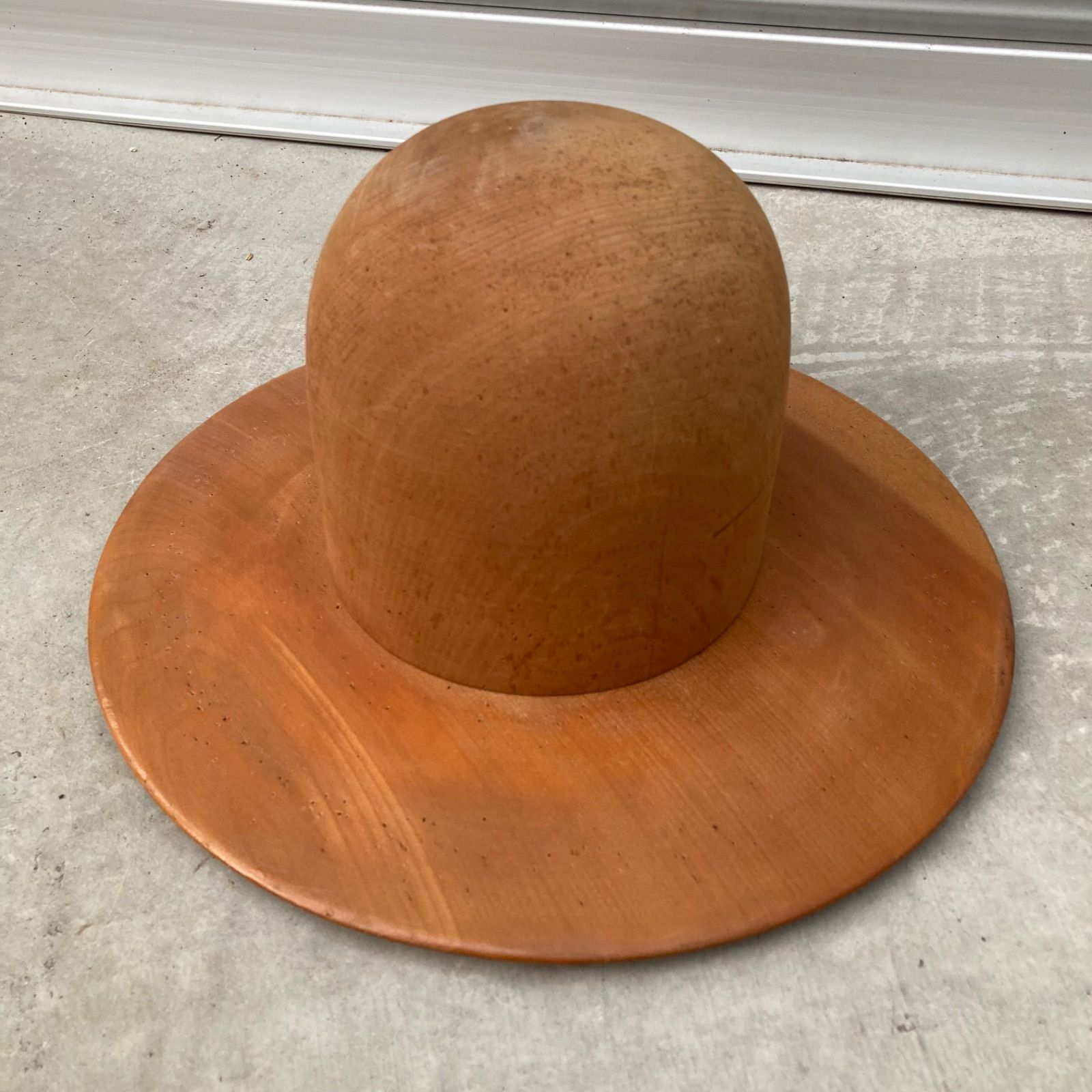 帽子 木型 クラウン レコード 2点セット 54cm ⑤