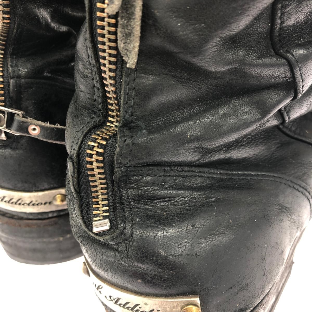 14th Addiction フォーティーンスアディクション レザーブーツ 表記