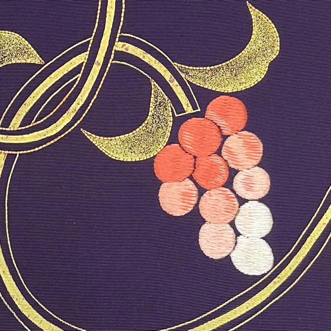 平和屋本店□極上 夏物 絹芭蕉 九寸開き名古屋帯 手描き カッパ 笹竹  