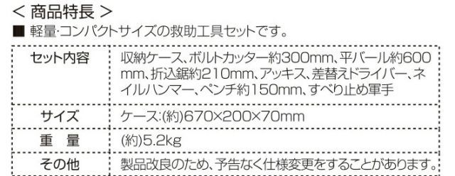 OTS-9 レスキューツールキット 災害 避難 防災 火災 救助 救助用具 救助工具 セット 非常 非常時 対策 備蓄 地震 災害用 対策 避難 グッズ 避難用 SKLAD-KIRPICHA_RU