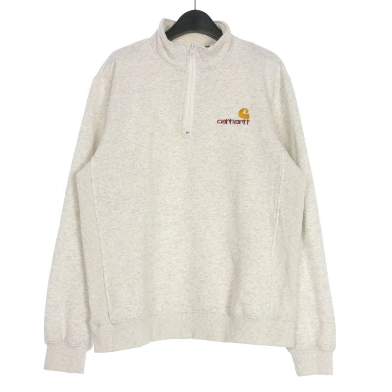 カーハート carhartt WIP ハーフジップスウェット トレーナー 長袖 XL ライトグレー A152088 77.90 03
