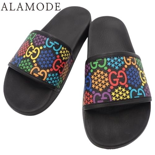GUCCI(グッチ) GGサイケデリック スライドサンダル サンダル アパレル 