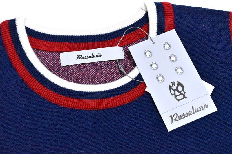 アイテム入荷！ ラッセルノ ゴルフ ゲーム ニット ベスト ネイビー 4 M 5 L 6 XL ゴルフウェア RS-2240504 バスケットボール Russeluno Golf 未開封