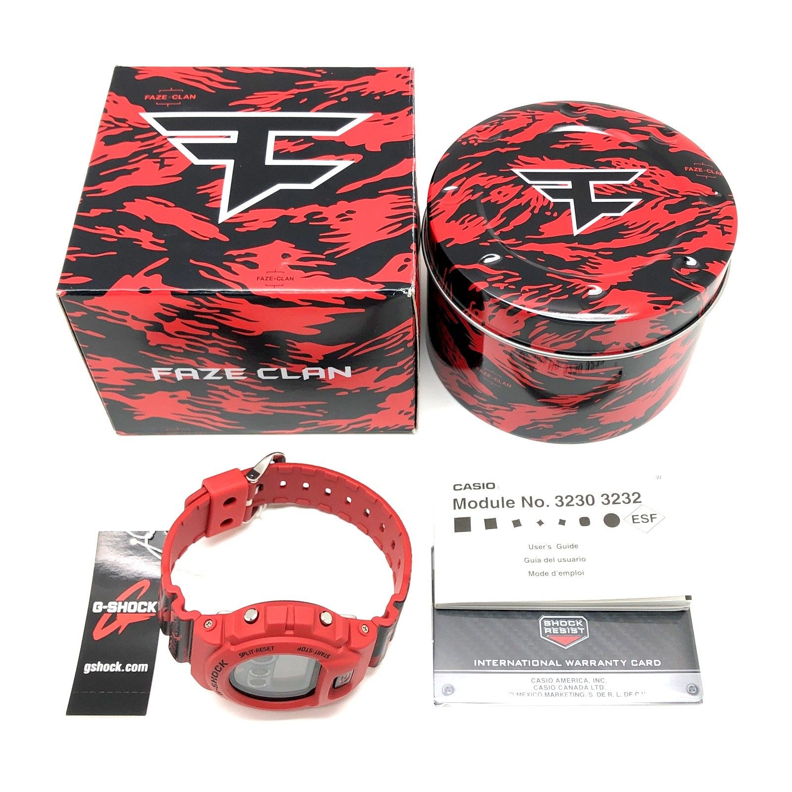 G Shock avoidant X Faze Clan