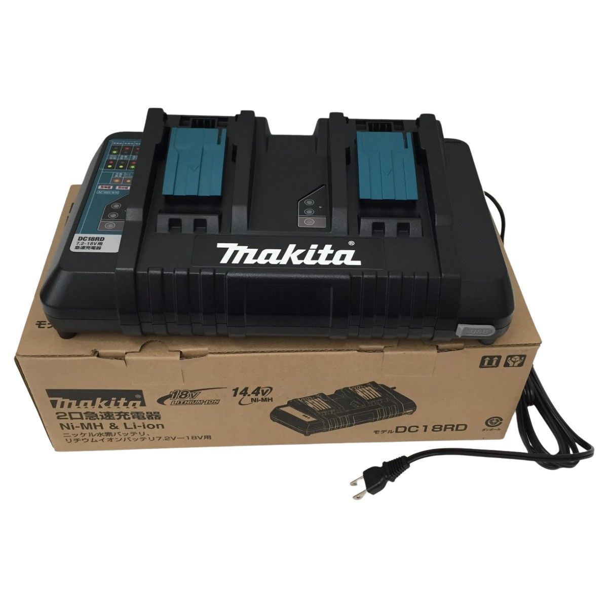 △△MAKITA マキタ 2口急速充電器 DC18RD 7.2v-18v用