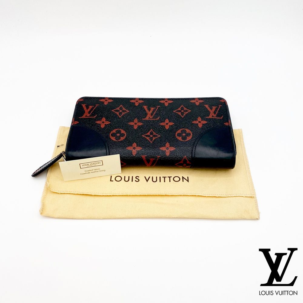 極美品】ルイヴィトン LOUIS VUITTON モノグラム ルージュ ジッピー