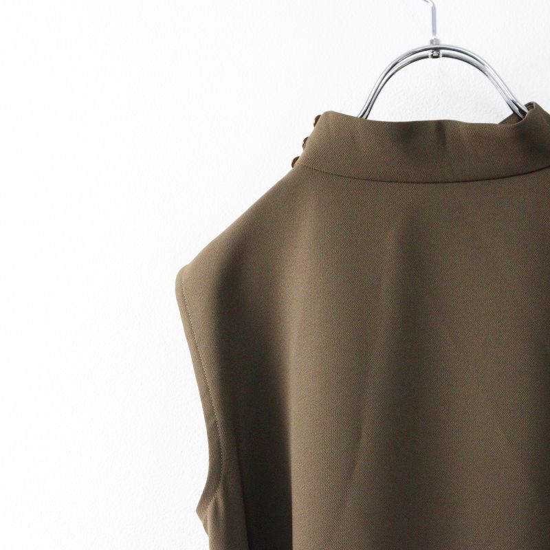 ローブブラン Belted Drape Dress ブラウン S Belted Drape Dress – L'AUBE BLANC