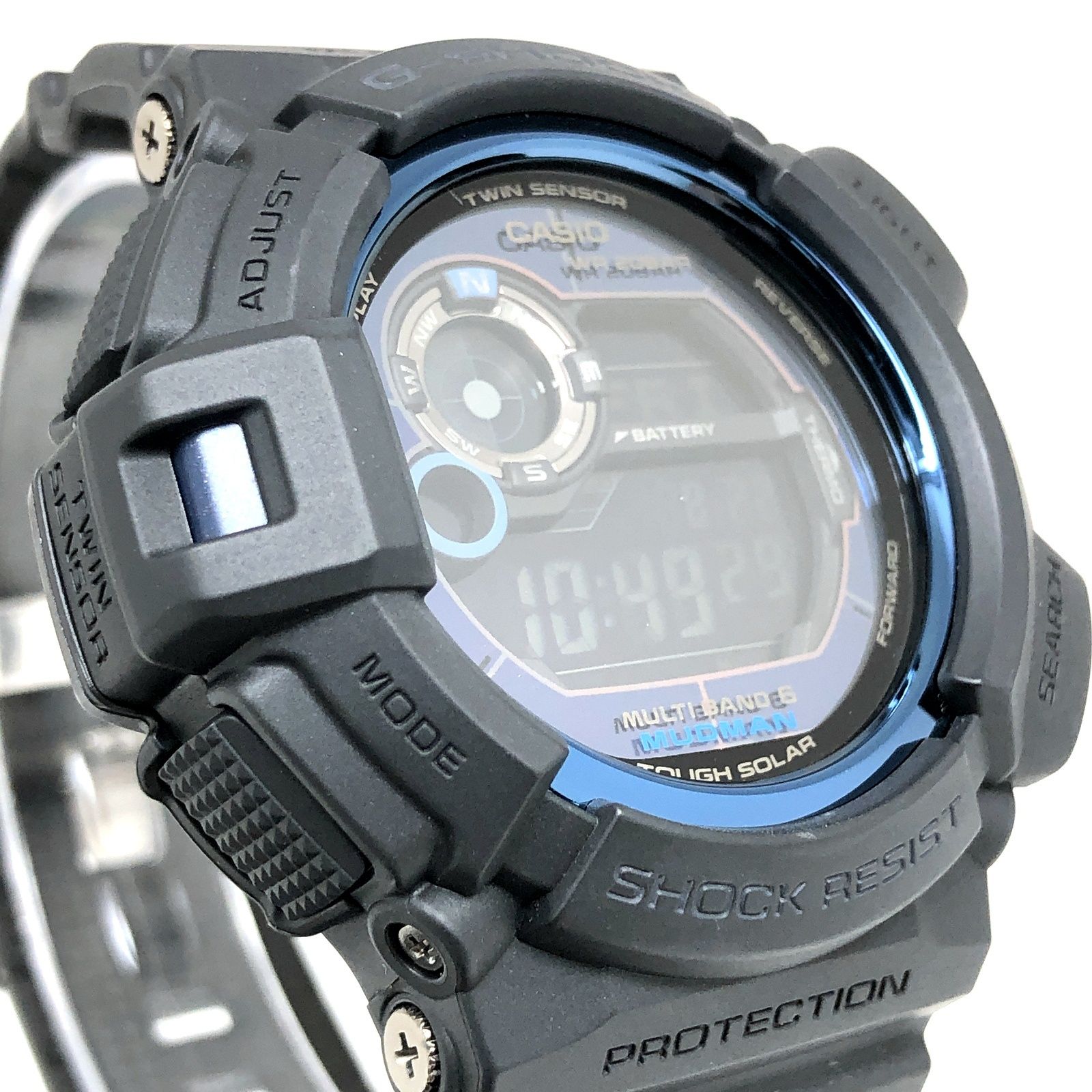 G-SHOCK ジーショック GW-9330B-1 30周年記念 マッドマン イニシャル