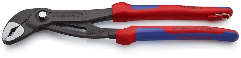 クニペックス KNIPEX 8702-300TBK コブラ ウォーターポンププライヤー 落下防
