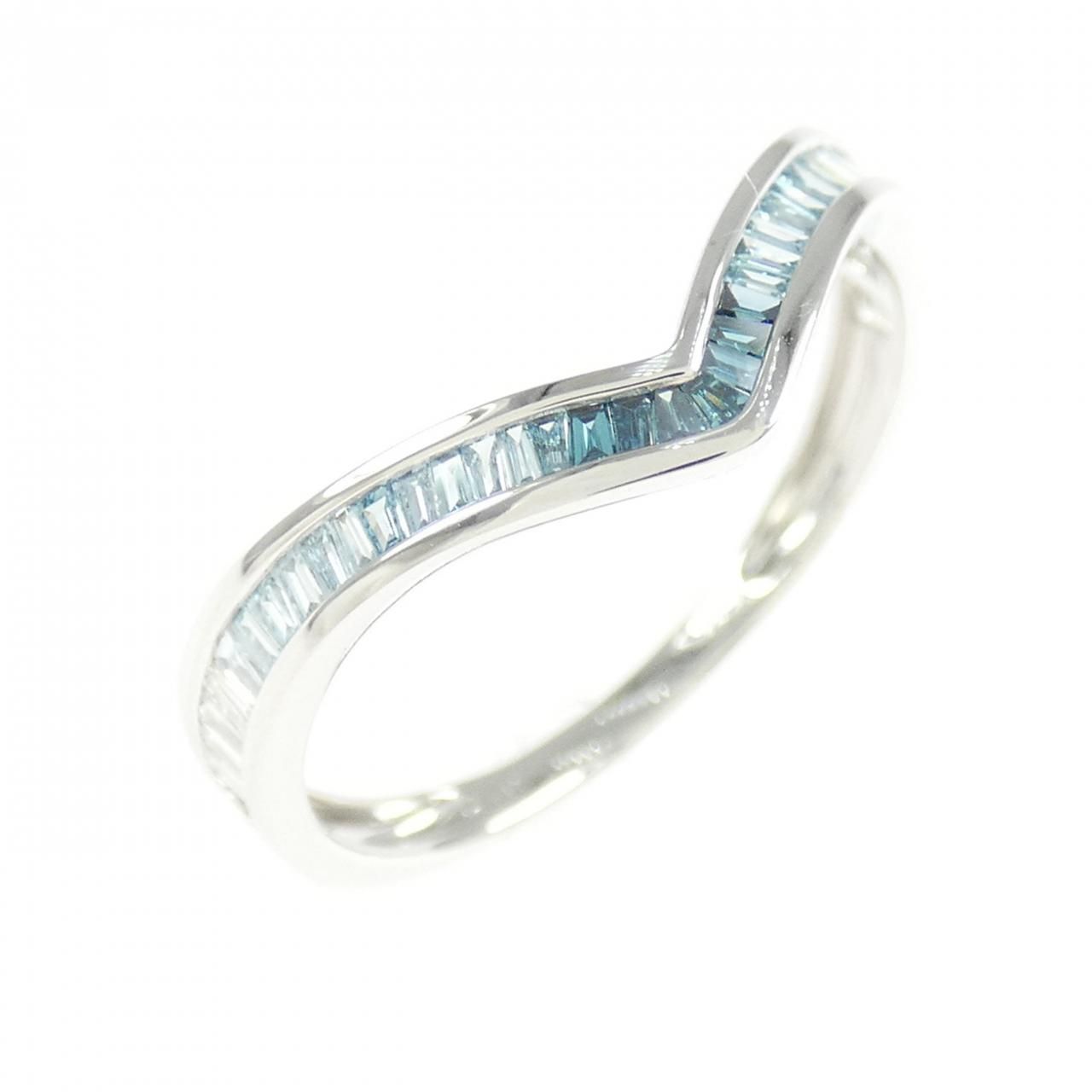 K18WG ダイヤモンド リング 0.30CT - メルカリ