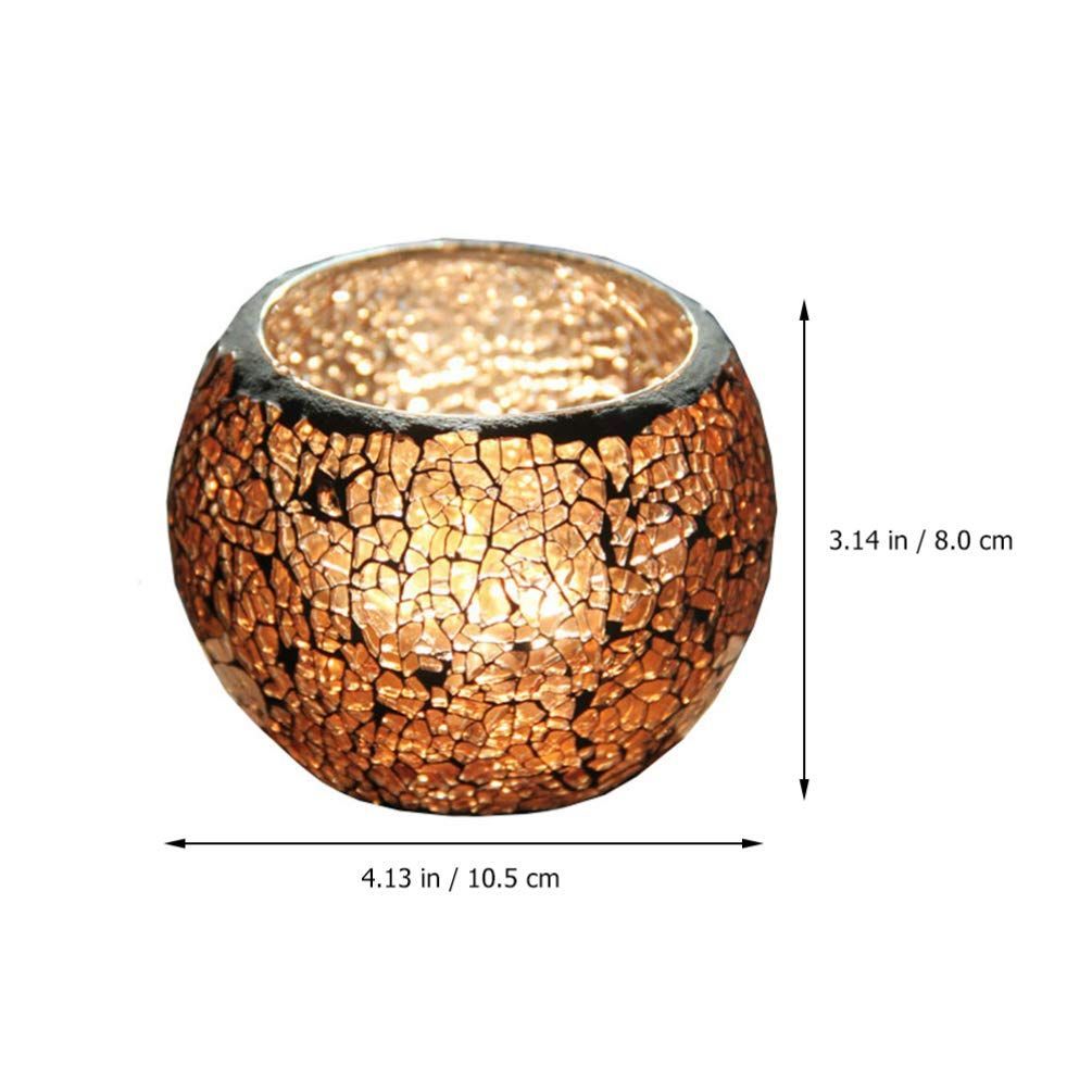 北欧 置物 インテリア 古デザイン 貯蔵容器 モザイクガラス製 照明 キャンドルスタンド 雰囲気 キャンドルホルダー 写真小道具 WINOMO インテリア WWW_OLIVIERBERNSTEIN_COM