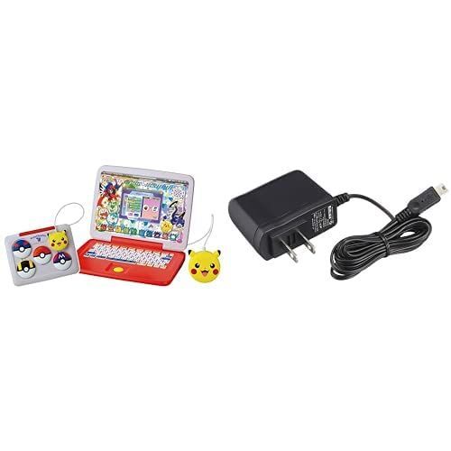 【新着商品】ポケモン ポケットモンスター ピカッとアカデミー マウスでゲットパソコン プラスとタカラトミー 玩具専用ACアダプター TYPE5Uのセット