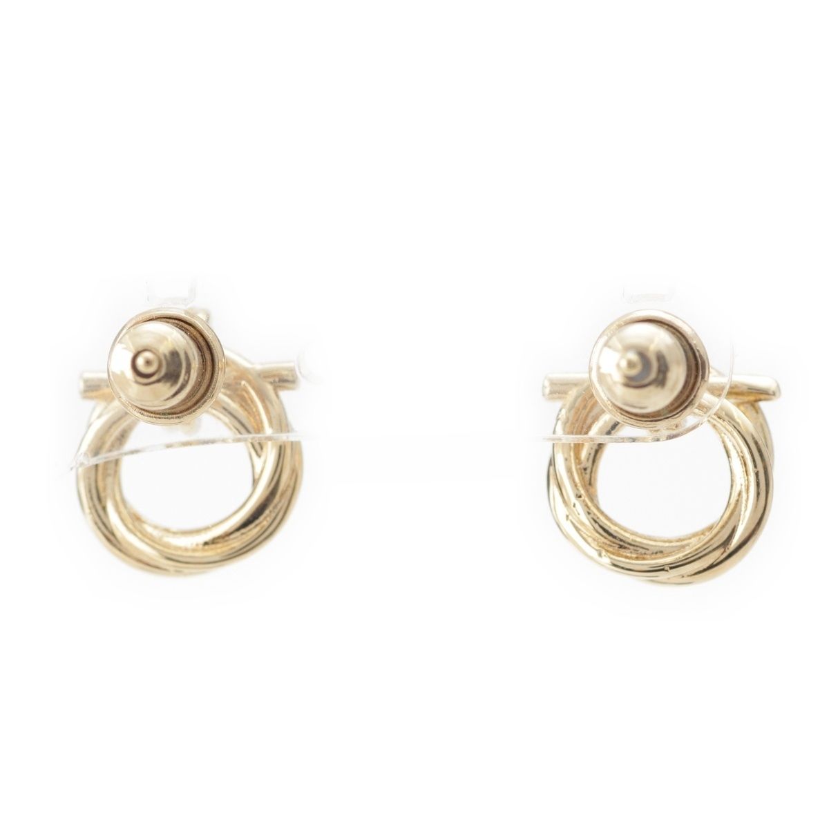 サルヴァトーレフェラガモ ガンチーニ ピアス 両耳 アクセサリー ゴールド