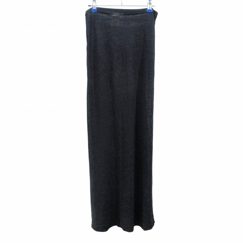 コムデギャルソン　黒 ロングスカート　ニット地 コムデギャルソン COMME des GARCONS 90's ニットスカート