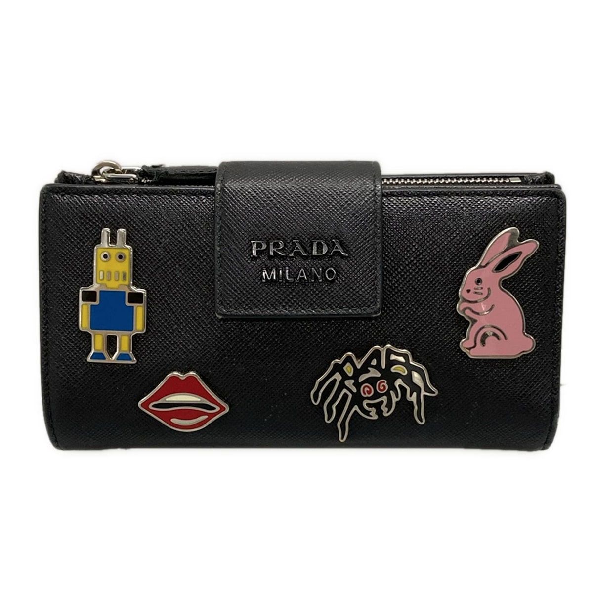 PRADA サフィアーノ 長財布 ロボット プラダ財布ロボット！