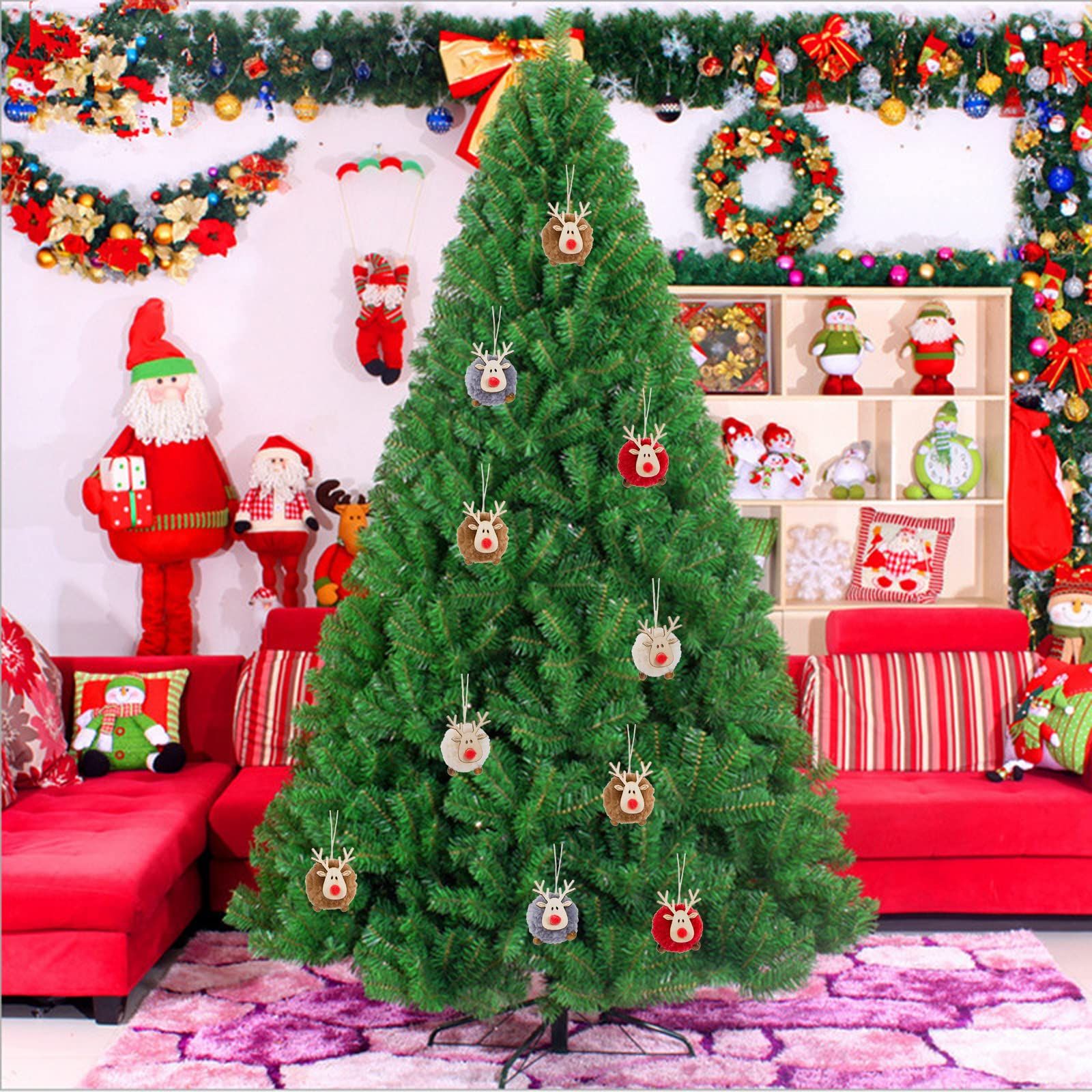 人気商品】クリスマスツリー オーナメント 4個セット 可愛い