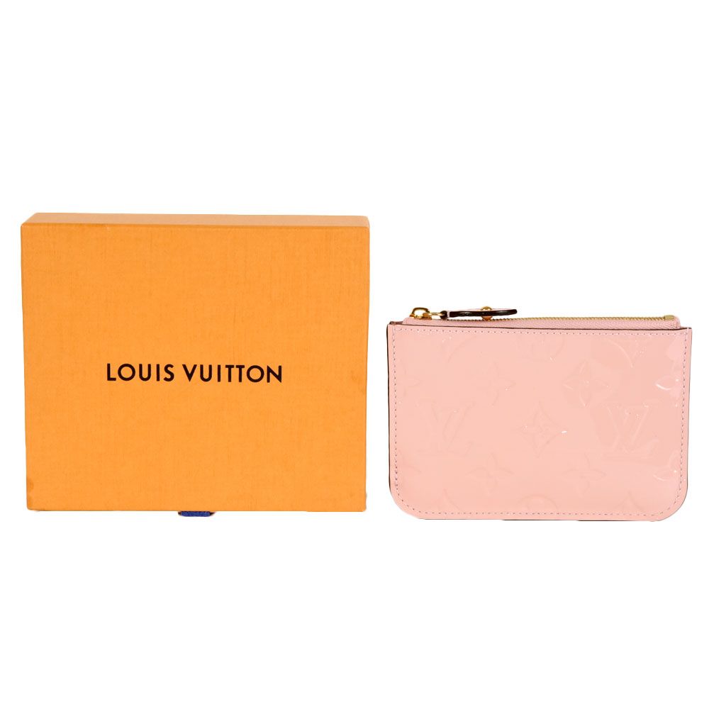 ルイヴィトン LOUIS VUITTON ポシェットクレ NM コインケース モノグラム ヴェルニ M61286 ローズバレリーヌ SN0198  レディース【中古】 - メルカリ