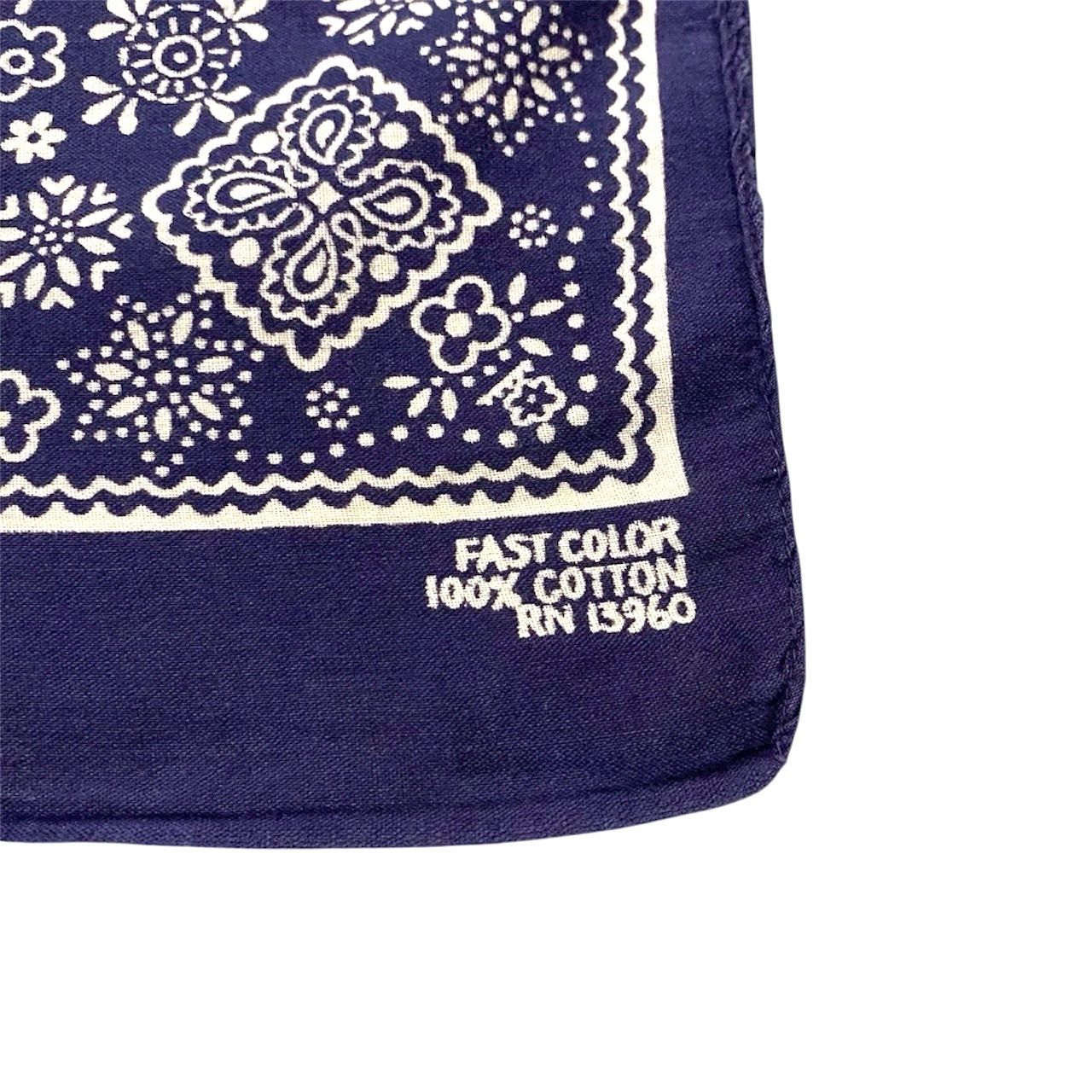 RN13960 クッキー柄 バンダナ ネイビー/グリーン 【公式通販】