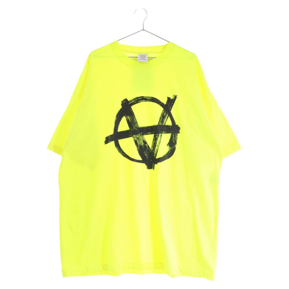 VETEMENTS (ヴェトモン) 20SS アナーキープリントオーバーサイズT 