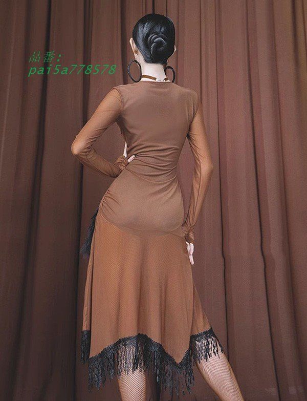 ラテン 衣装 ラテンドレス 社交ダンス衣装 ダンスウエア 豪華なドレス チャチャ pai5a778578 LLC-HASEGAWATOSO_COM