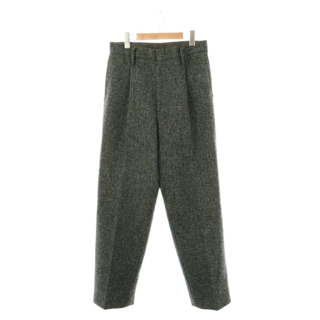 ユナイテッドトウキョウ UNITED TOKYO TWEED ツイードパンツ ストレート タック 2 グレー /AT ■OS ■SH