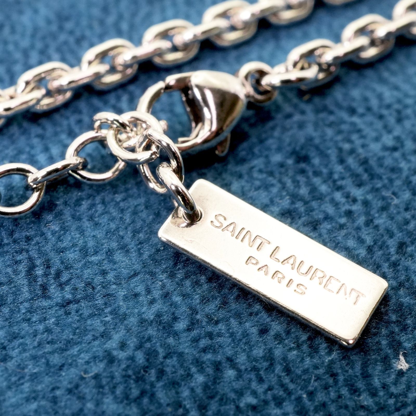 美品 サンローラン チェーン ネックレス/25-499S - メルカリ