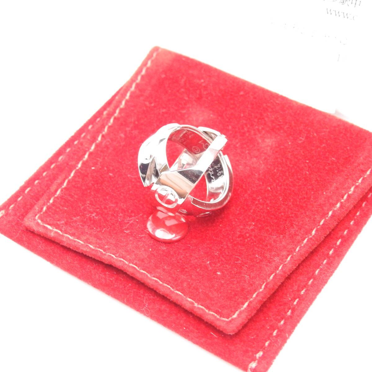 希少品 Cartier カルティエ リング アストロ ラブ 11号 / #51 K18WG 