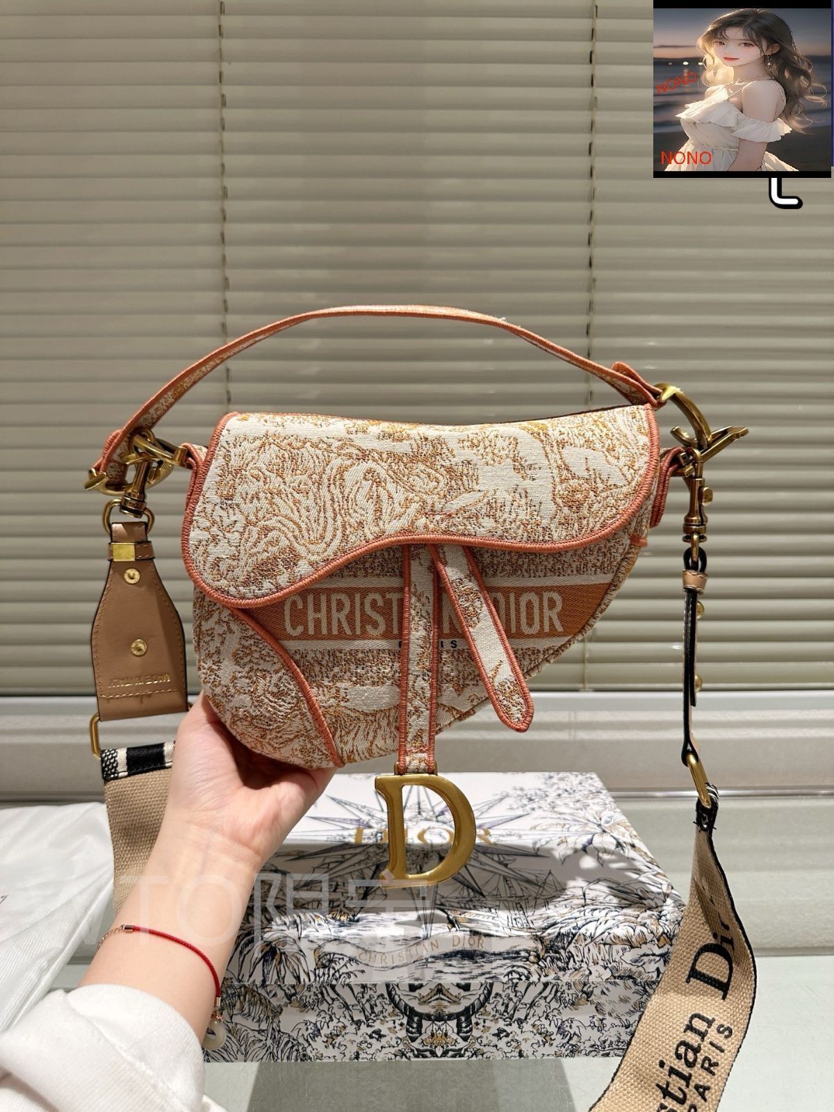 Christian Dior★Saddle(サドル) バッグ Christian Dior☆グレインドカーフスキン Saddle(サドル) バッグ