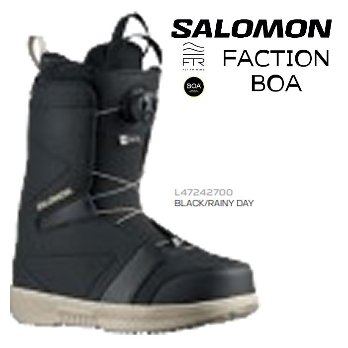 サロモン スノーボード ブーツ メンズ L47246100 23-24 SALOMON FACTION BOA ファクション ボア 男性用 バランスフリー 2024 日本正規品