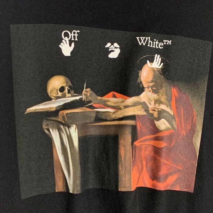 OFF-WHITE*永遠にエレガント*カラヴァッジョ ジャージ T シャツ OFF-WHITE*永遠にエレガント*カラヴァッジョ ジャージ T シャツ