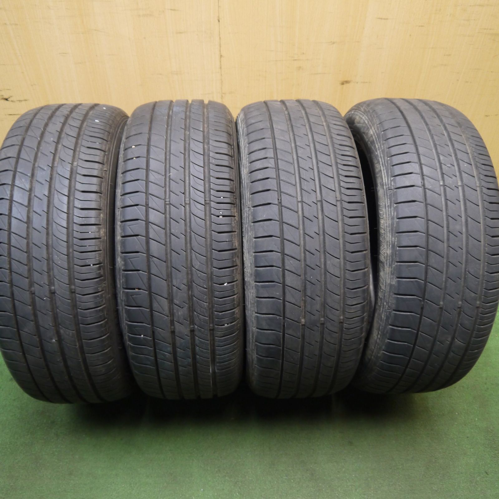 バリ溝 21年 9.5分 205 55R16 ダンロップ LE MANS V ルマン5 タイヤ 16インチ インプレッサ 86 BRZ ヴォクシー ノア 等 5090909Hノタ