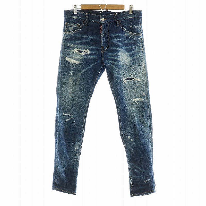 ✨美品　46✨ SKATER JEAN スキニーデニム　イタリア　高級デニム 美品 DSQUARED2 スキニーデニム イタリア製 46サイズ skater✨美品 46