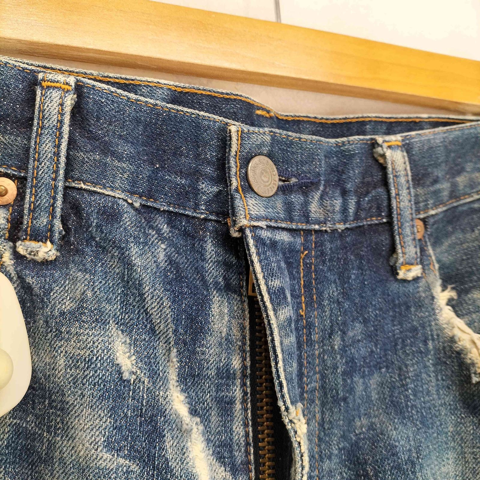 リーバイス Levis 93年製 502xx 140周年記念 ボタン裏J22 BIG-E ジップ 