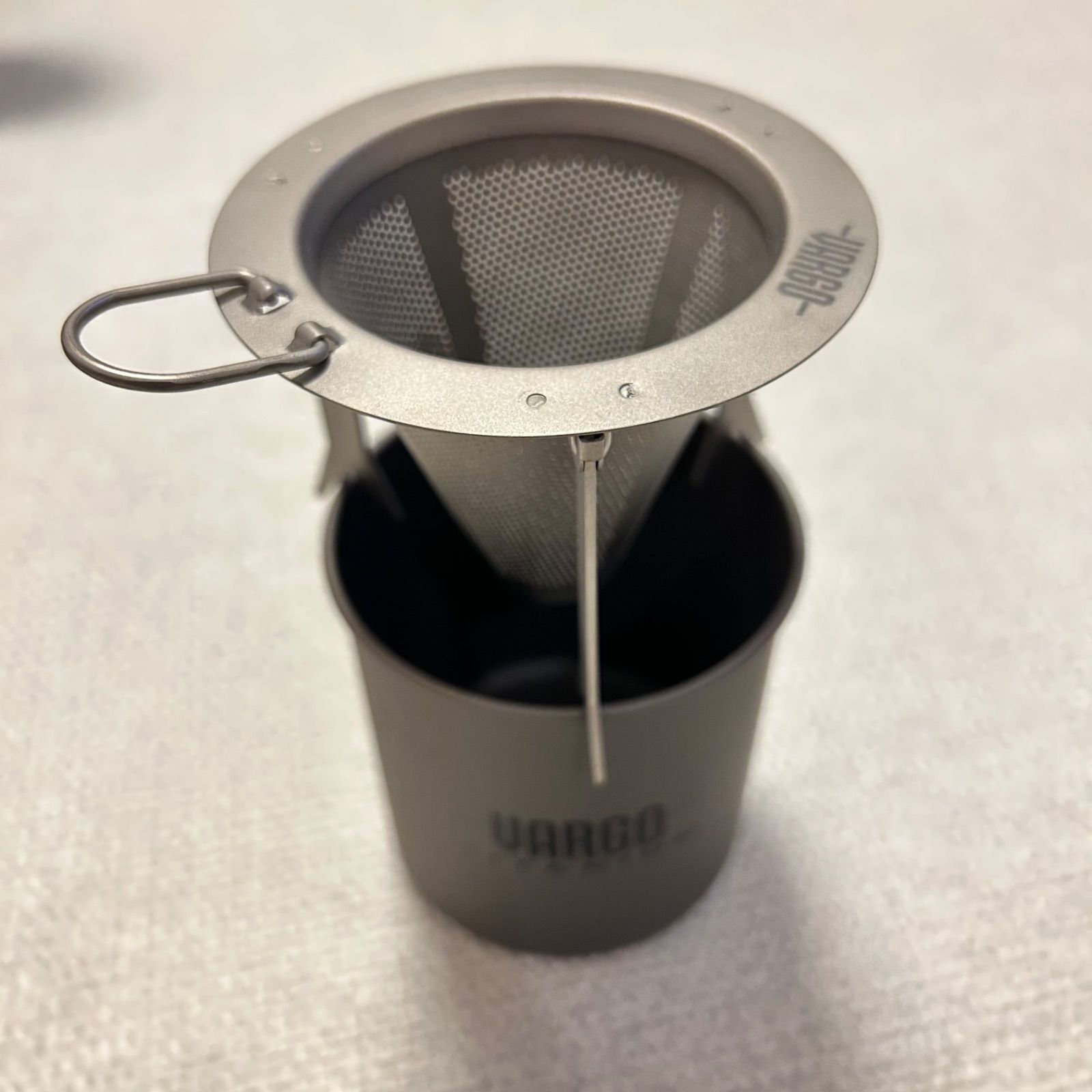 新品 Vargo チタン製 450 mug と チタン製 coffee filter セット