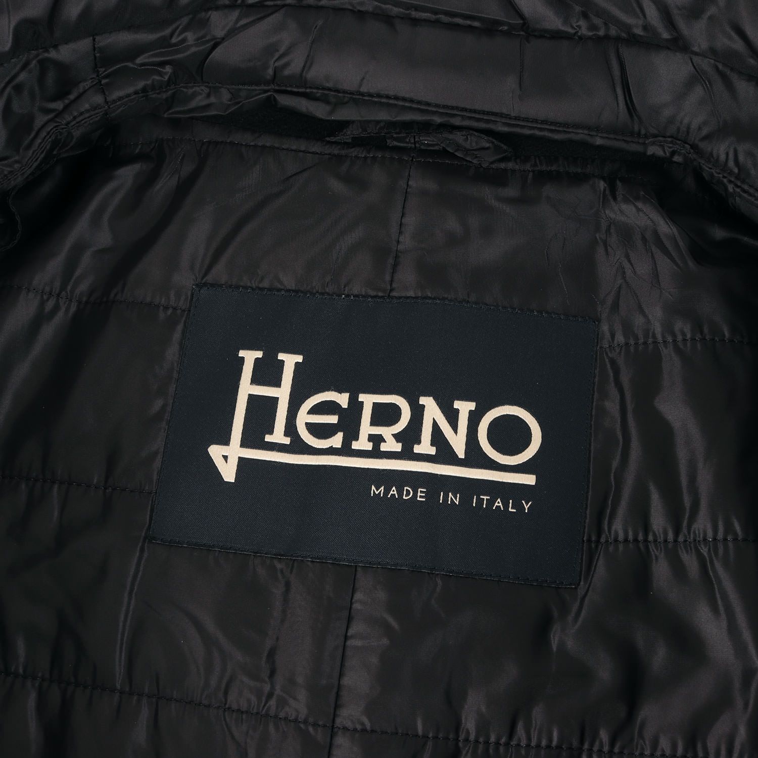 HERNO ヘルノ コート サイズ:46 ハイネックパテッドジップライナー付き
