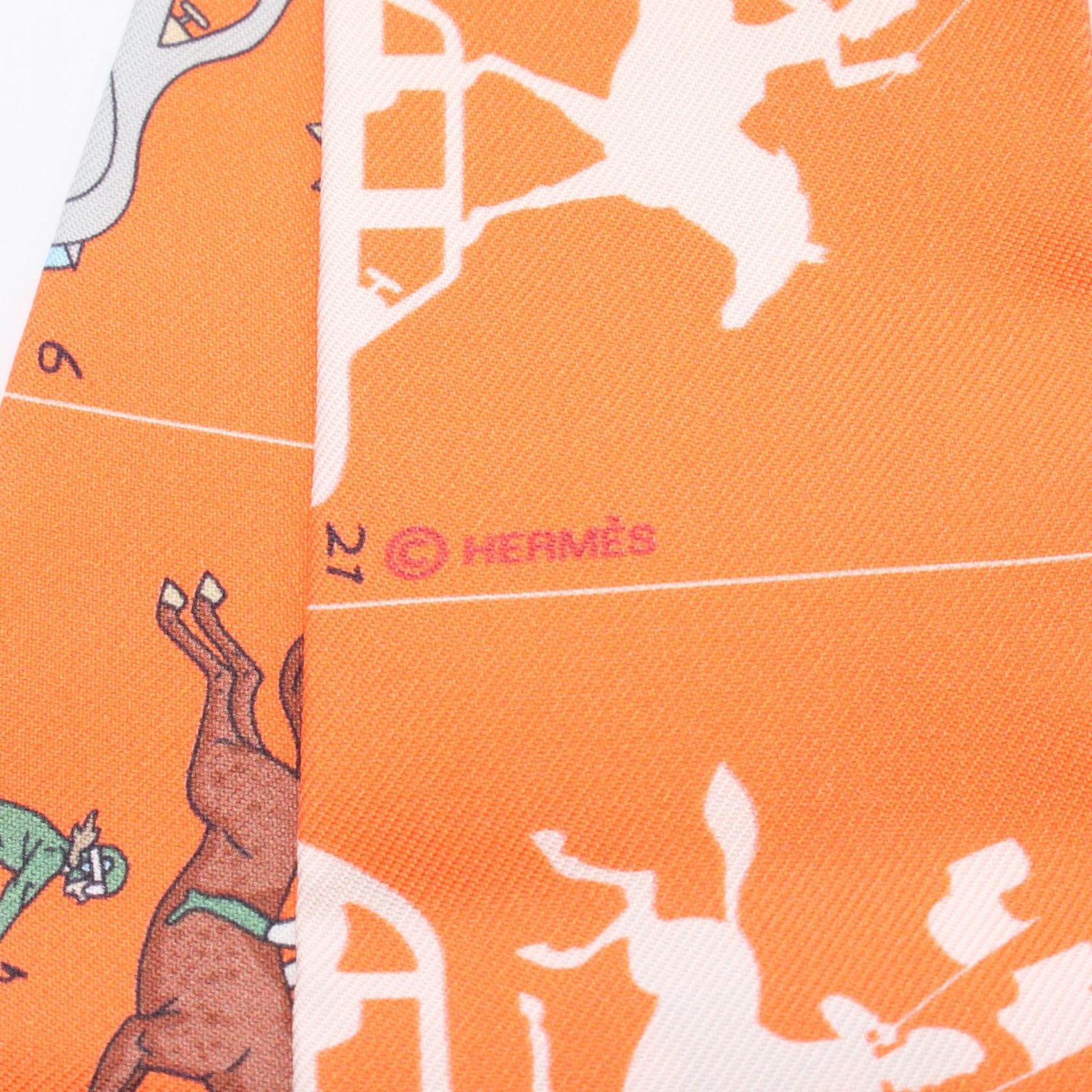 エルメス HERMES スカーフ ツイリー HERMES PARADE シルク トゥイリー レディース Used A